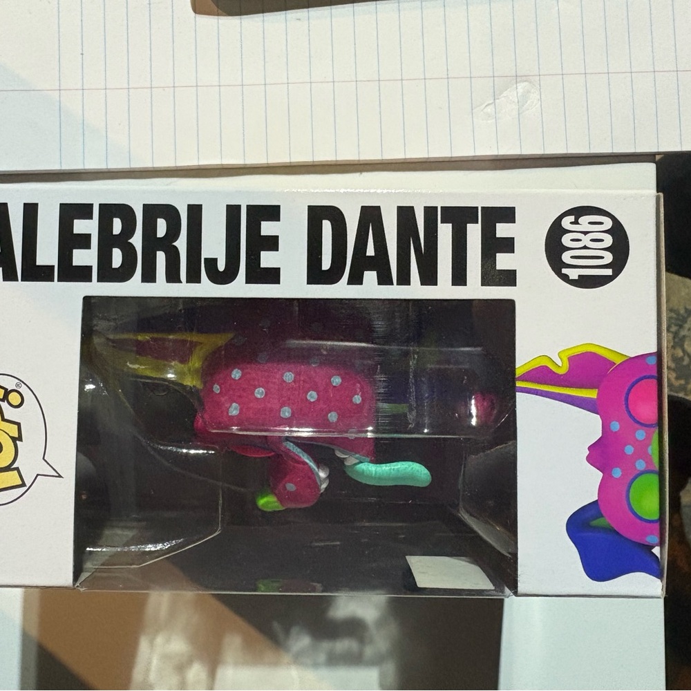 Funko Pop Alebrije Dante - Vibrant Pink and Green - Picture 2 of 8